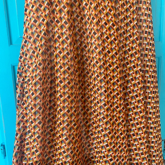 Patterned Skirt - Plaid - Chiffon like - dressy - Balletcore - A line - Sheer - Picture 2 of 9